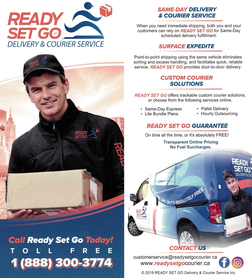 Ready Set Go Delivery & Courier Service Inc. | 1995 Ross Rd, Abbotsford, BC V4X 1J3, Canada | Phone: (888) 300-3774