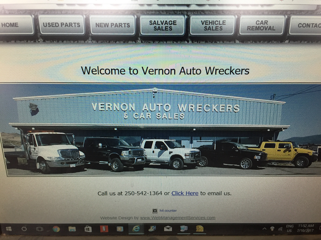 Vernon Auto Wreckers | 3201 45th Ave, Vernon, BC V1T 3N7, Canada | Phone: (250) 542-1364