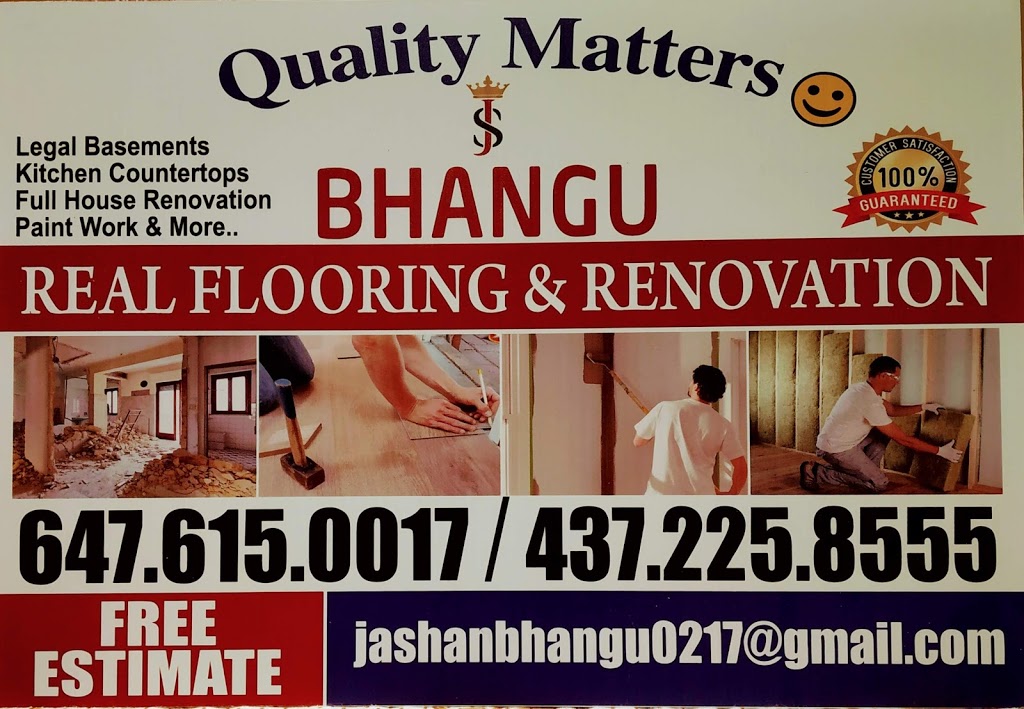 Bhangu Real flooring | 37 Willow Park Dr, Brampton, ON L6R 2N2, Canada | Phone: (647) 615-0017
