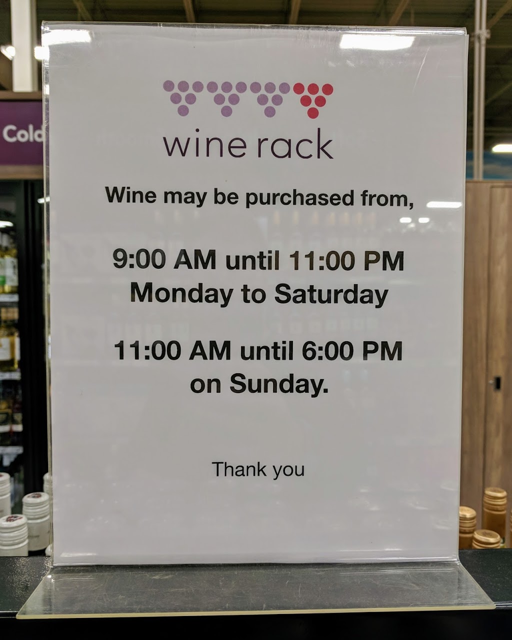 Wine Rack | 700 Terry Fox Dr, Kanata, ON K2L 4H4, Canada | Phone: (613) 836-3956