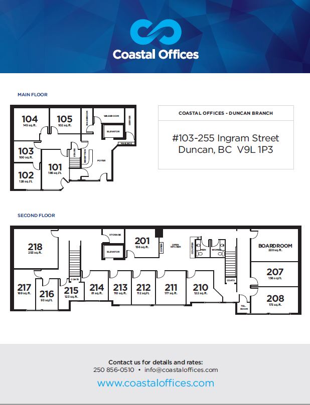 Coastal Office Duncan | 103-255 Ingram St, Duncan, BC V9L 1P3, Canada | Phone: (250) 856-0510