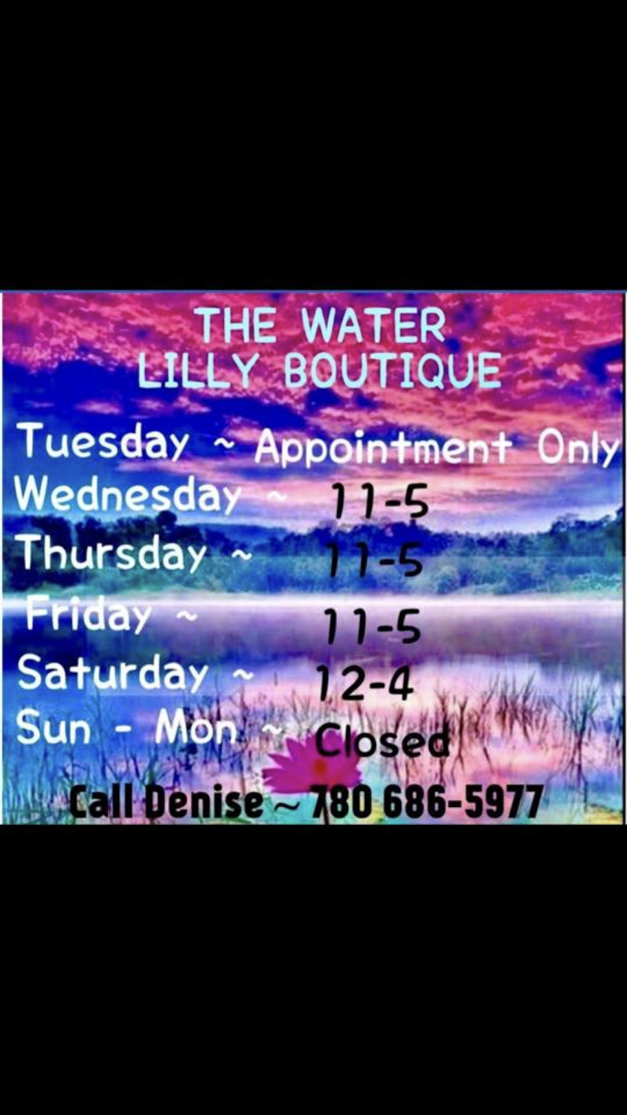 The Water Lilly Boutique Onoway | 4915 Lac St Anne Trail S, Onoway, AB T0E 1V0, Canada | Phone: (780) 686-5977