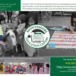 Montessori Education Centre | 2737 Bayview Ave, North York, ON M2L 1C5, Canada | Phone: (416) 502-1769