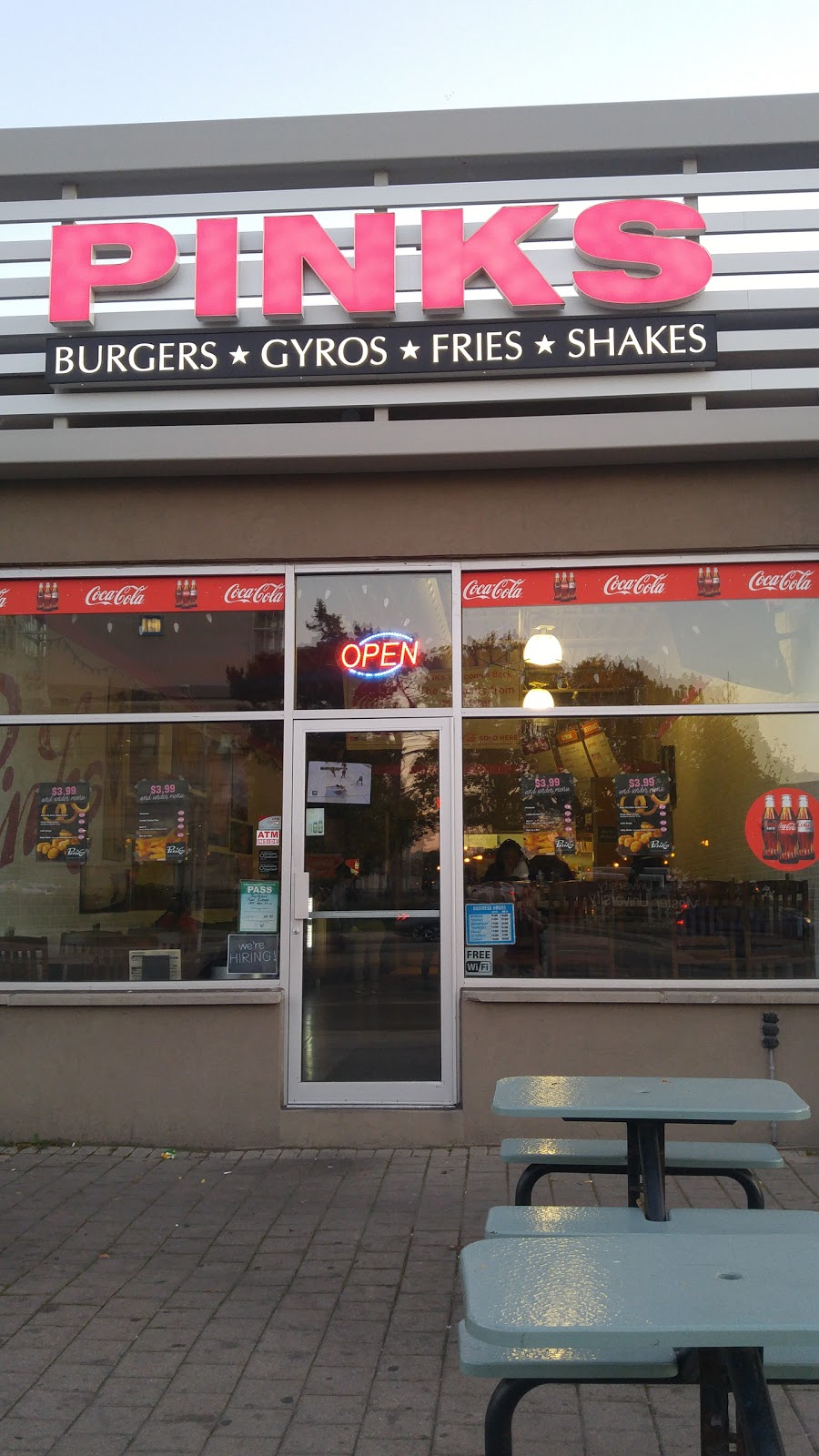 Pinks Burgers | 1335 Main St W, Hamilton, ON L8S 1C6, Canada | Phone: (905) 317-4657