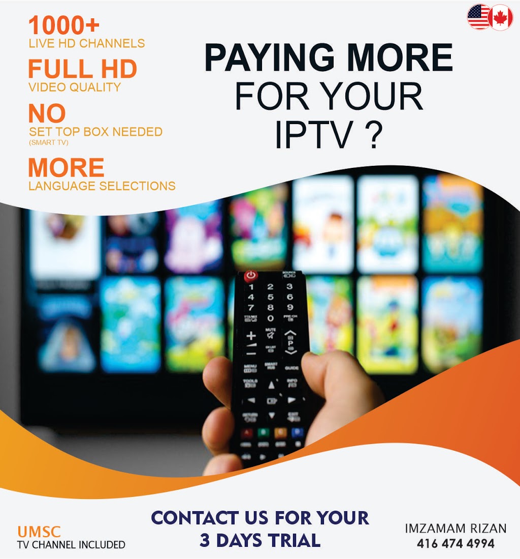 G-zeds iptv service | 79 Thorncliffe Park Dr, East York, ON M4H 1L5, Canada | Phone: (416) 474-4994