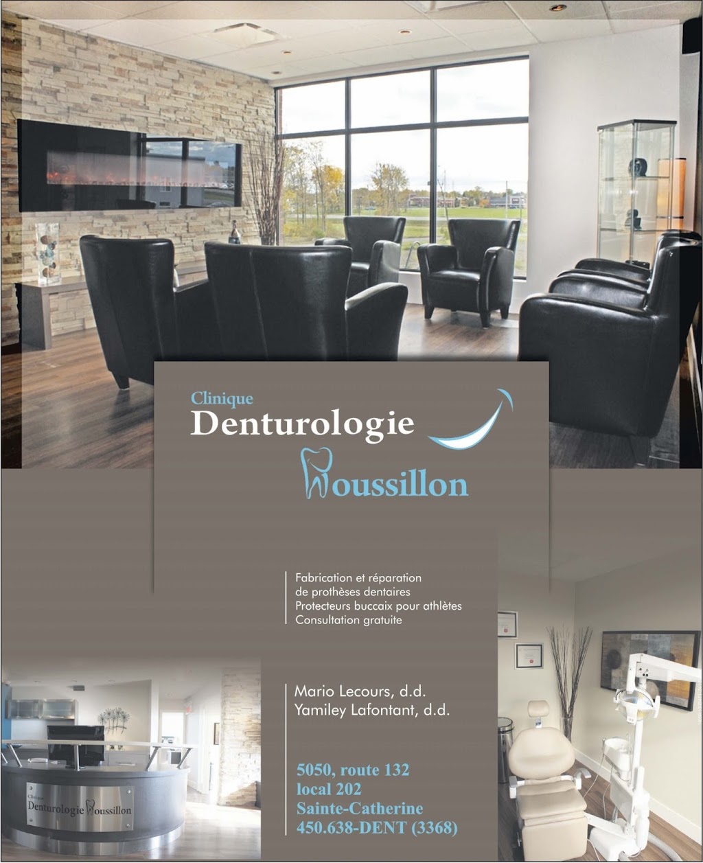 Clinique Denturologie Roussillon | 5174 QC-132, Sainte-Catherine, QC J5C 1L8, Canada | Phone: (450) 638-3368