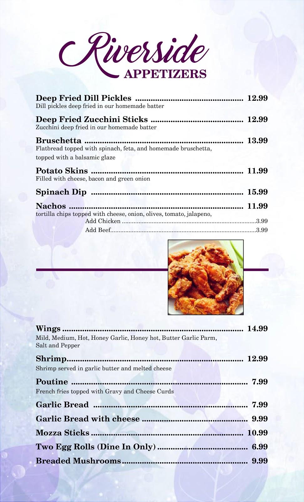 Riverside Grill and Bar | 70 Madawaska Blvd, Arnprior, ON K7S 1S5, Canada | Phone: (613) 622-1111