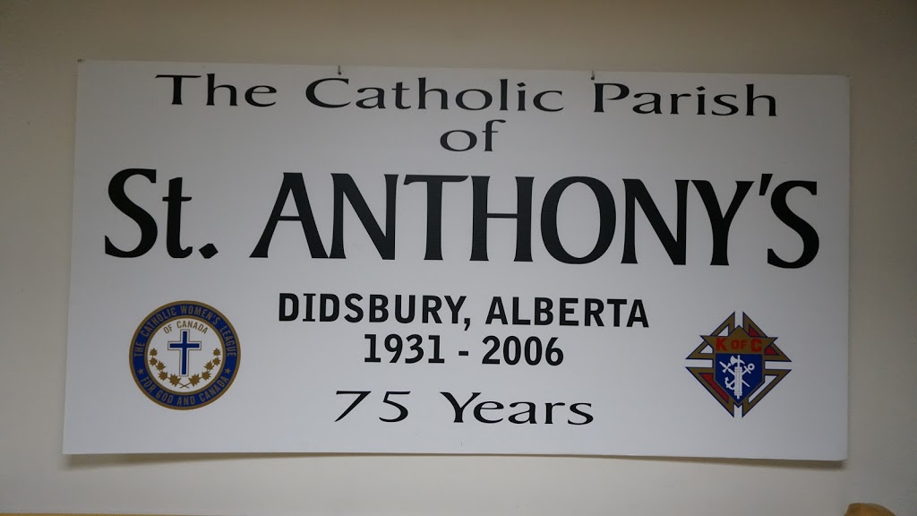 St. Anthonys Catholic Church | 2030 24 Ave, Didsbury, AB T0M 0W0, Canada | Phone: (403) 335-8276