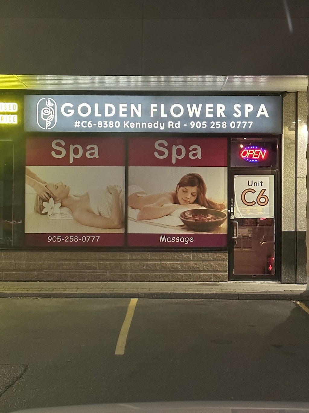 Golden Flower Spa | 8380 Kennedy Rd Unit # C6, Unionville, ON L3R 0W4, Canada | Phone: (905) 258-0777