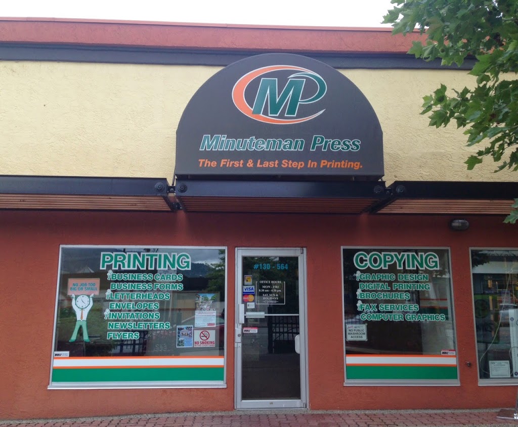 Minuteman Press | 501 Dawson Ave, Penticton, BC V2A 6S5, Canada | Phone: (250) 493-1331