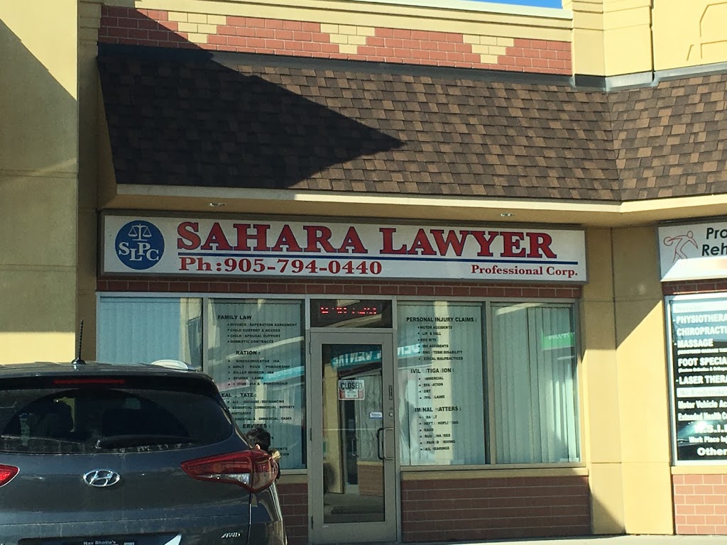 Sahara Lawyers Pro Corporation | 4550 Ebenezer Rd, Brampton, ON L6P 2R2, Canada | Phone: (905) 794-0440