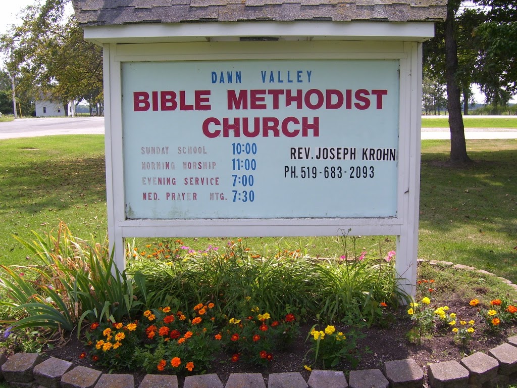 Dawn Valley Bible Methodist Church | 961 Dawn Valley Rd, Tupperville, ON N0P 2M0, Canada | Phone: (519) 683-2093