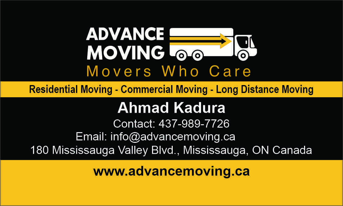 Advancemoving | 180 Mississauga Valley Blvd #35, Mississauga, ON L5A 3M2, Canada | Phone: (437) 989-7726