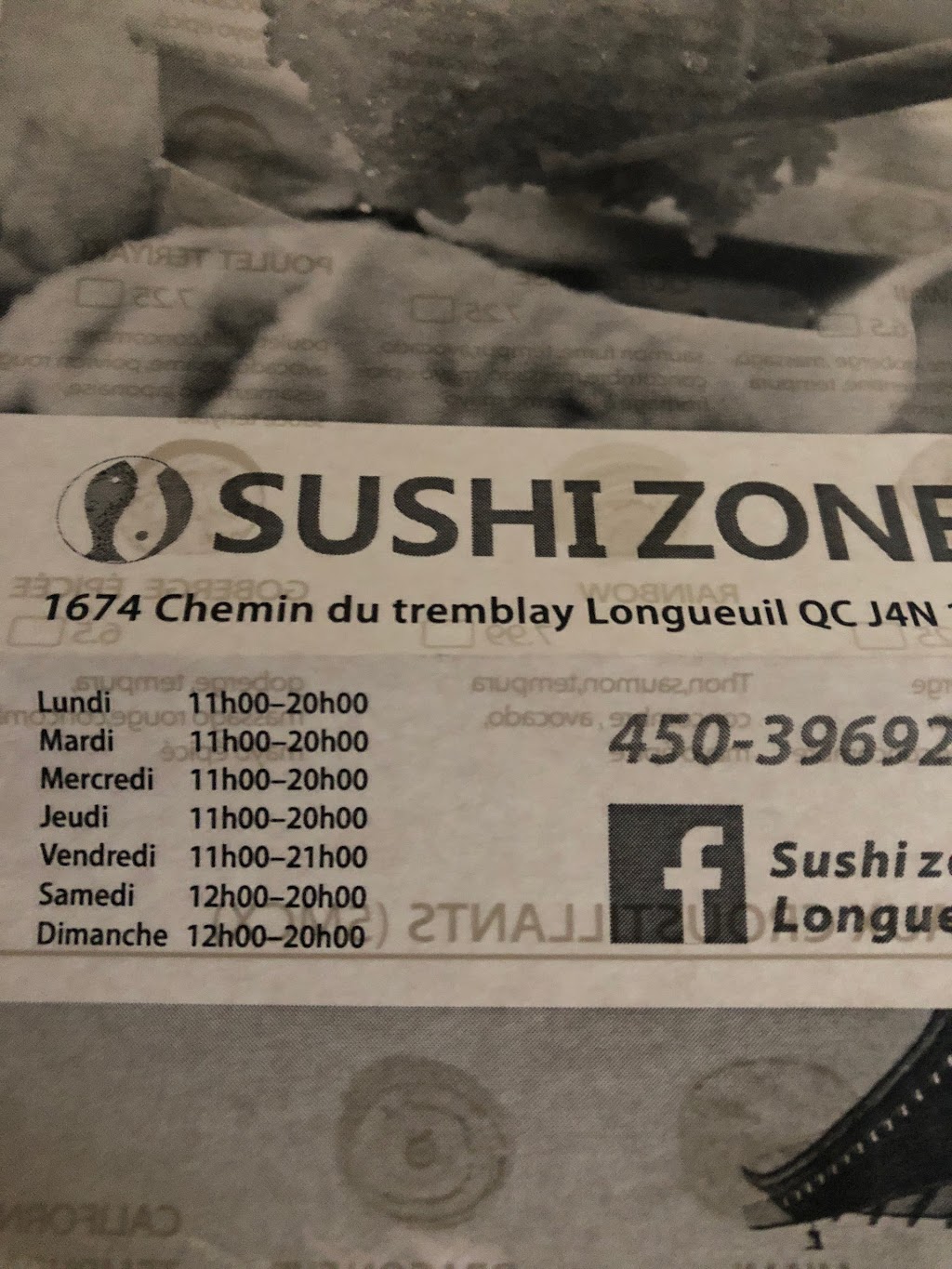 SUSHI ZONE RESTAURANT | 1674 Chemin du Tremblay, Longueuil, QC J4N 1E1, Canada | Phone: (450) 396-9293