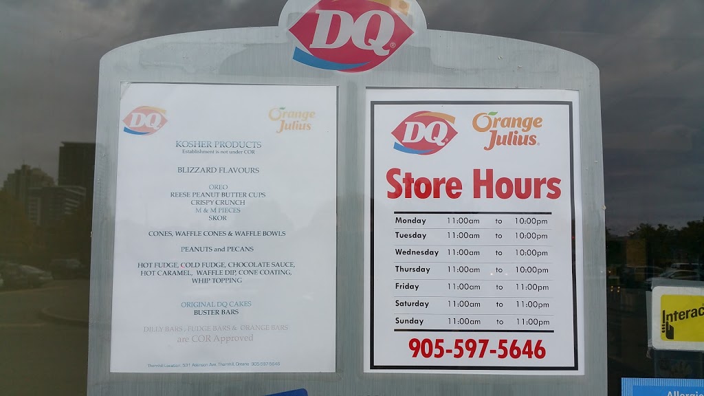 Dairy Queen (Treat) | 531 Atkinson Ave Unit 12, Thornhill, ON L4J 8L7, Canada | Phone: (905) 597-5646