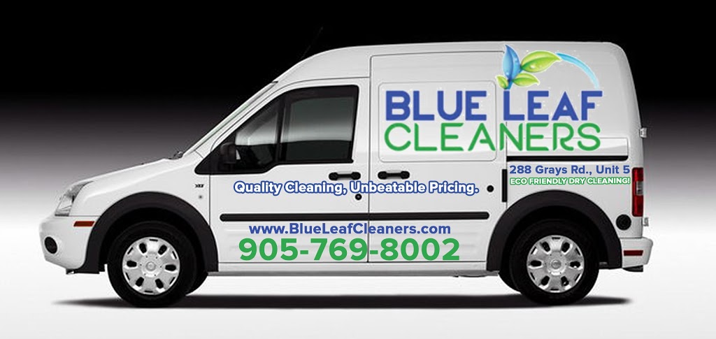 Blue Leaf Cleaners | 288 Grays Rd #5, Hamilton, ON L8E 1V5, Canada | Phone: (905) 769-8002