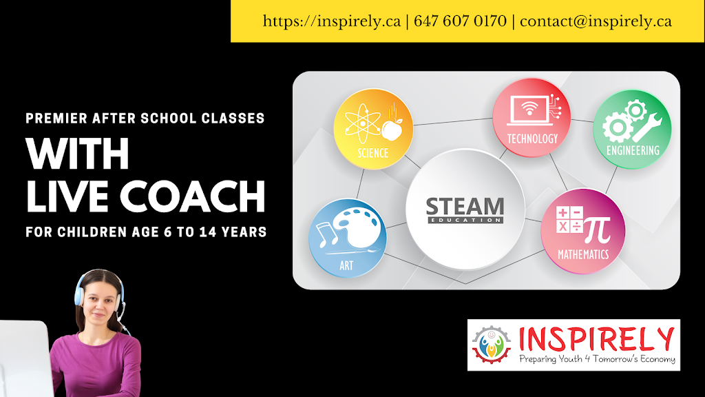 INSPIRELY | STEAM Education | 4 Ambiance Ct, Brampton, ON L6Y 0X4, Canada | Phone: (647) 607-0170