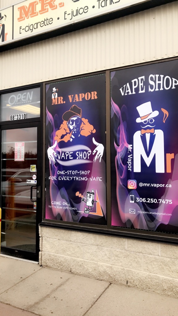 MR. VAPOR | 6B, 3310 Fairlight Dr, Saskatoon, SK S7M 4Z1, Canada | Phone: (306) 250-7475