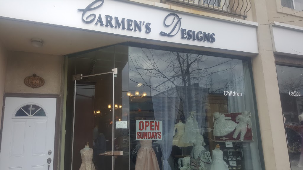 Carmen’s Designs | 1274 St Clair Ave W, Toronto, ON M6E 1B9, Canada | Phone: (416) 656-1022