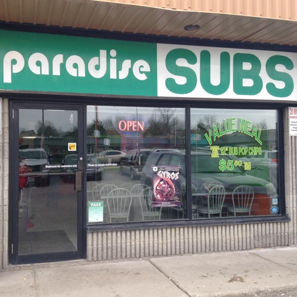 Paradise Subs | 919 Upper Paradise Rd, Hamilton, ON L9B 2M9, Canada | Phone: (905) 574-8468