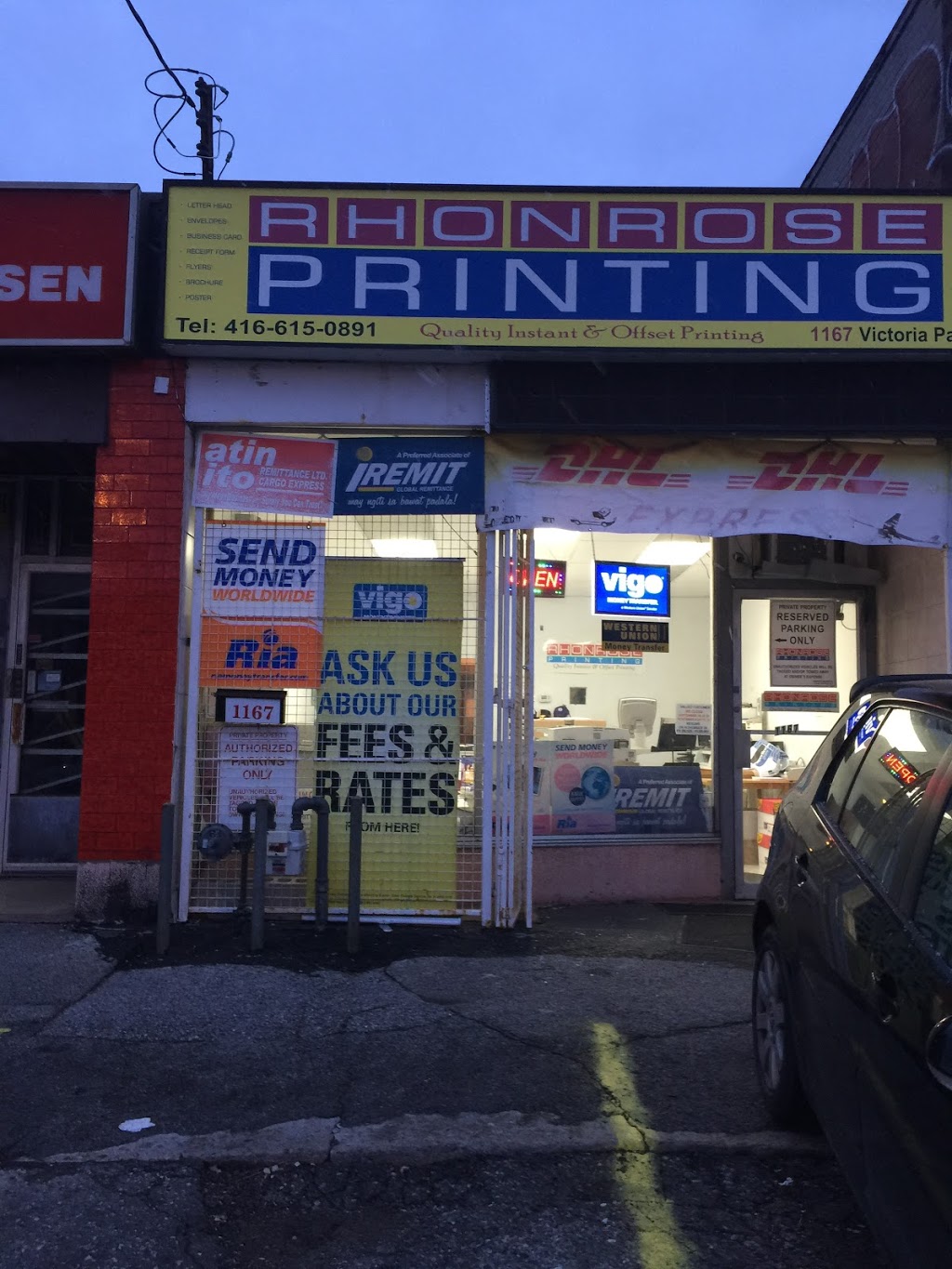 Rhonrose Printing | 1167 Victoria Park Ave, Scarborough, ON M4B 2K5, Canada | Phone: (416) 615-0891