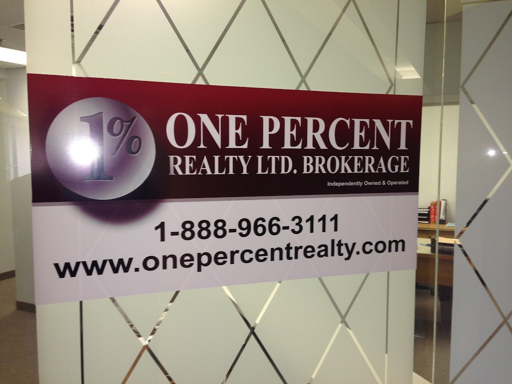 One Percent Realty Ltd. | Low / Discount Commission & Full MLS Real Estate Service | 300 John St. #607, Thornhill, ON L3T 5W4, Canada | Phone: (888) 966-3111