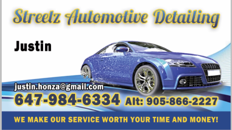 Streetz Automotive Detailing | Townley Crescent, Brampton, ON L6Z 4S9, Canada | Phone: (647) 984-6334