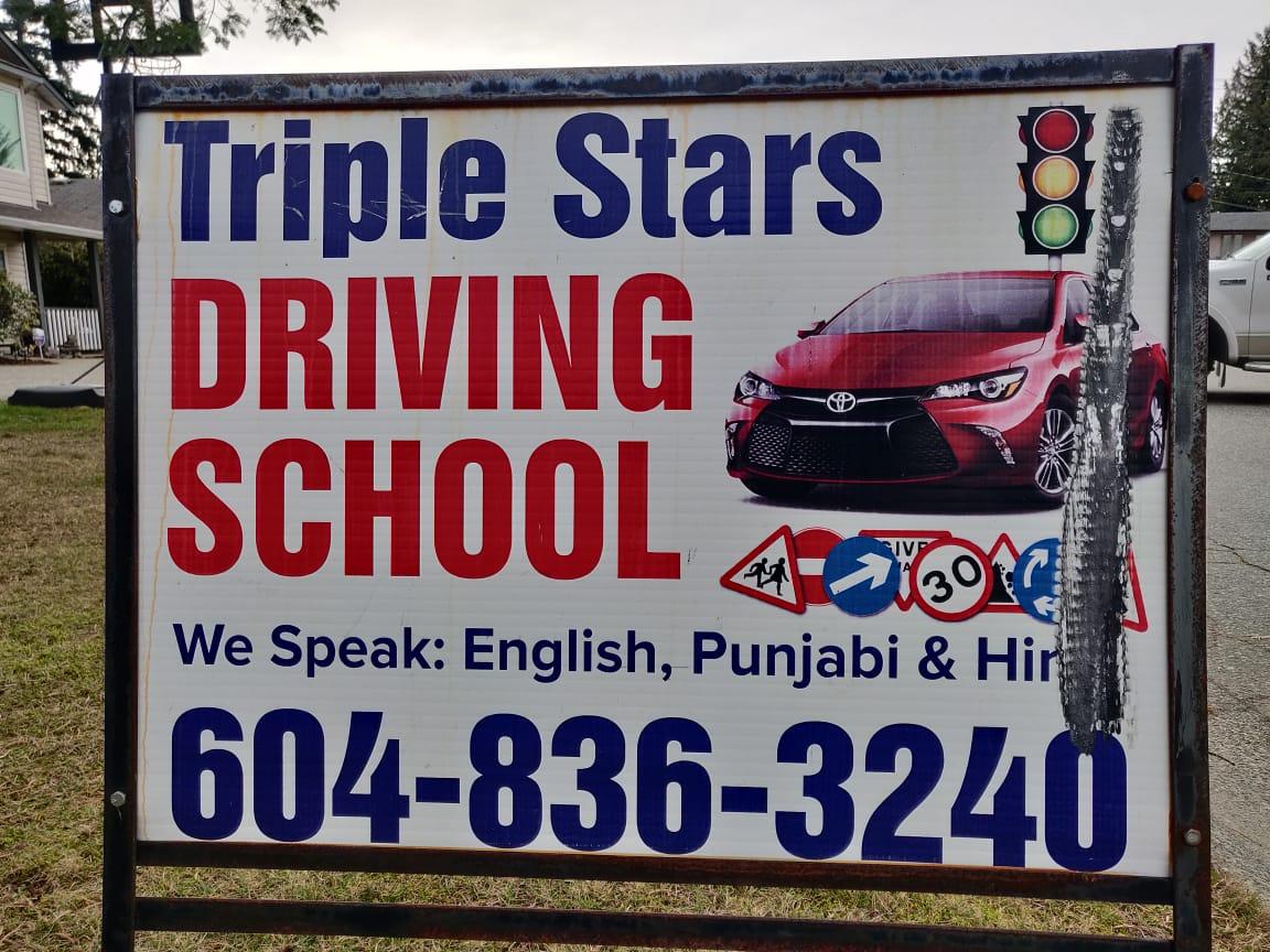 Triple Stars Driving School | 8426 Jennings St, Mission, BC V2V 7K1, Canada | Phone: (604) 836-3240