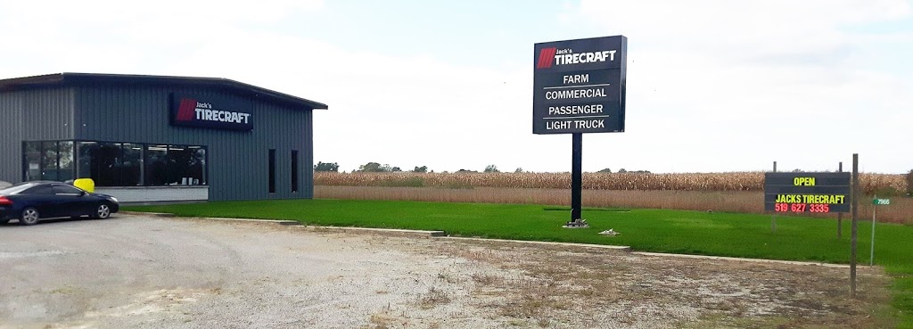 Jacks Tirecraft Wallaceburg | 7966 McCreary Line, Wallaceburg, ON N8A 4L1, Canada | Phone: (519) 692-4878