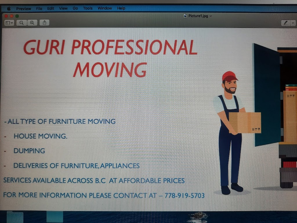 Guri Professional Moving | 12650 68 Ave, Surrey, BC V3W 1G4, Canada | Phone: (778) 919-5703