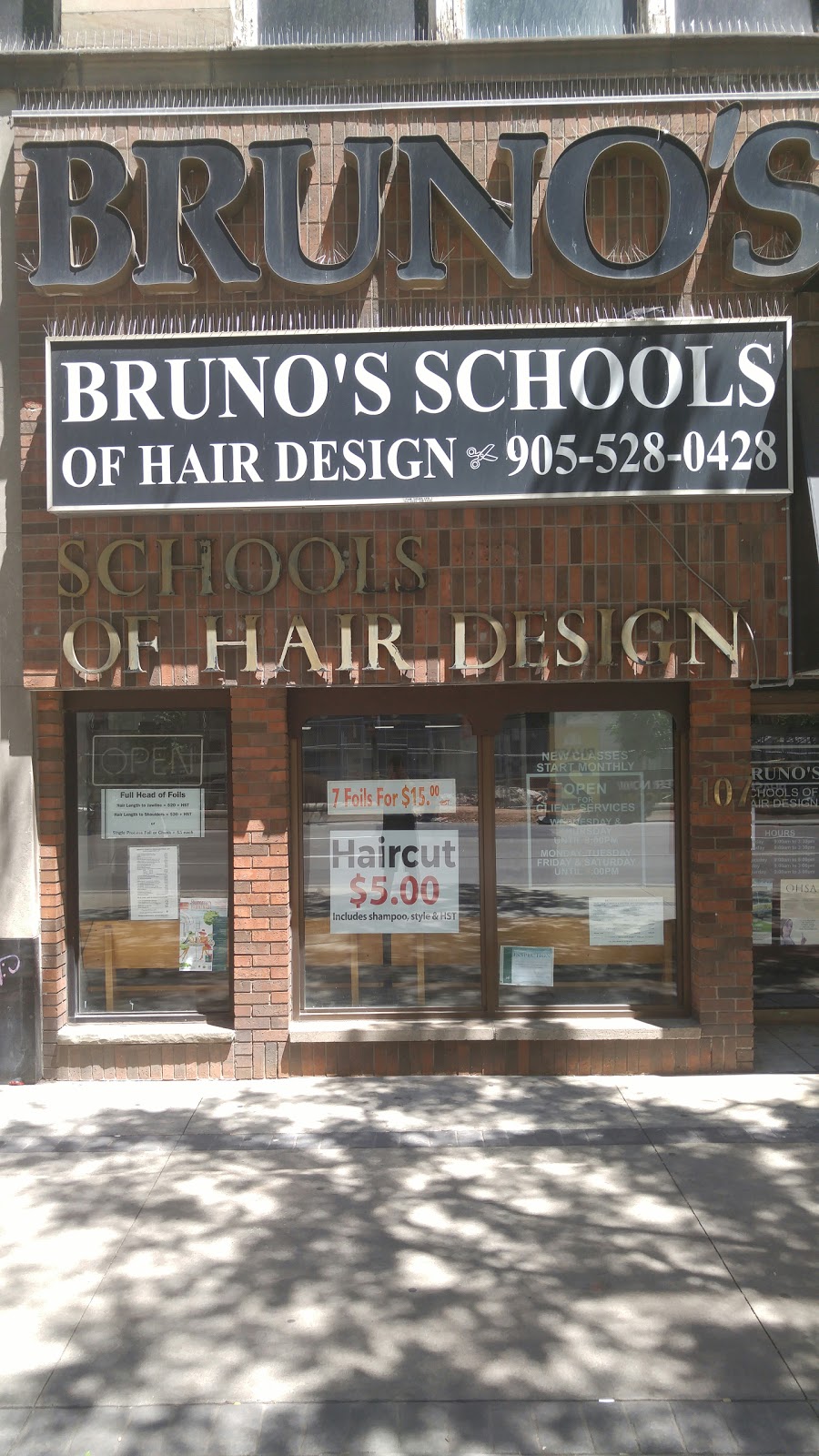 Brunos Schools Of Hair Design | 937 Fennell Ave E, Hamilton, ON L8V 1W9, Canada | Phone: (905) 528-0428