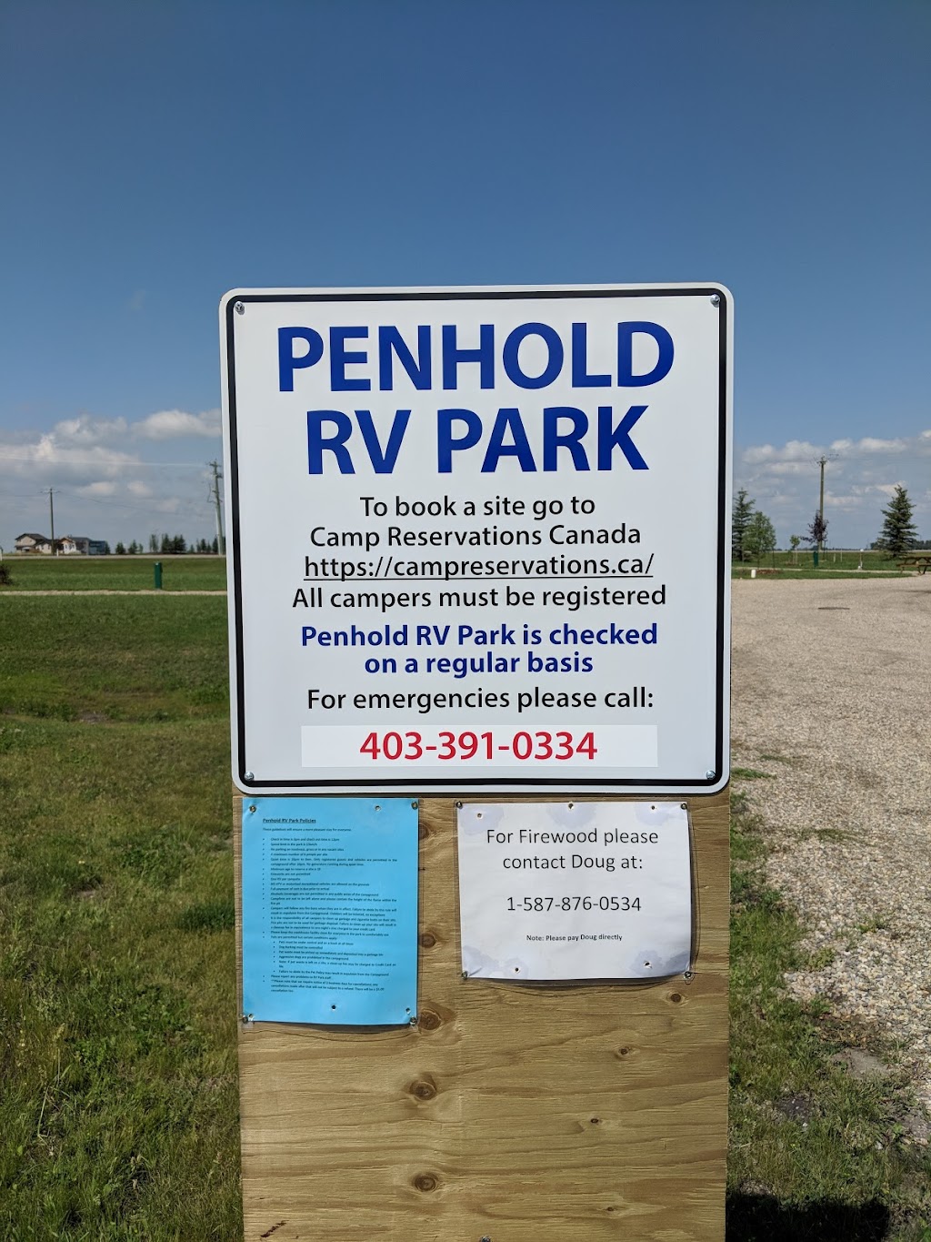 Penhold RV Park | 1 Waskasoo Ave, Penhold, AB T0M 1R0, Canada | Phone: (403) 886-3292