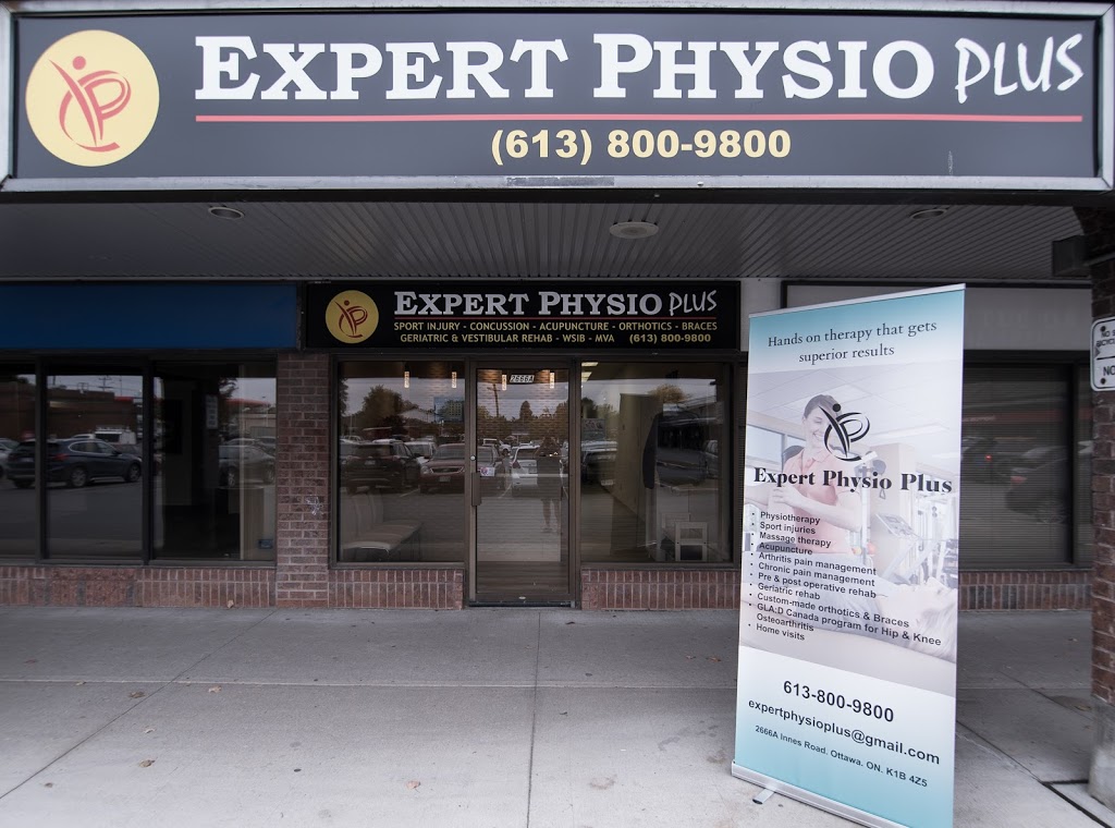 Expert Physio Plus | 2666A Innes Rd, Gloucester, ON K1B 4Z5, Canada | Phone: (613) 800-9800