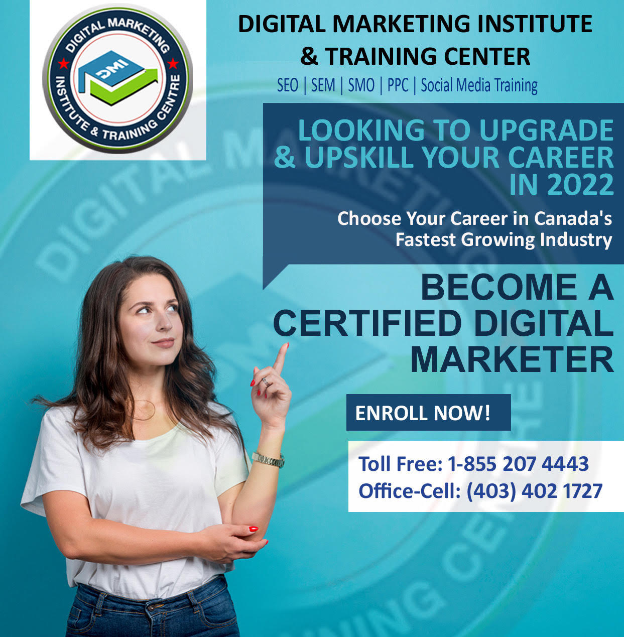 DIGITAL MARKETING INSTITUTE & TRAINING CENTER | 7223 40 St NE, Calgary, AB T3J 5H2, Canada | Phone: (403) 402-1727