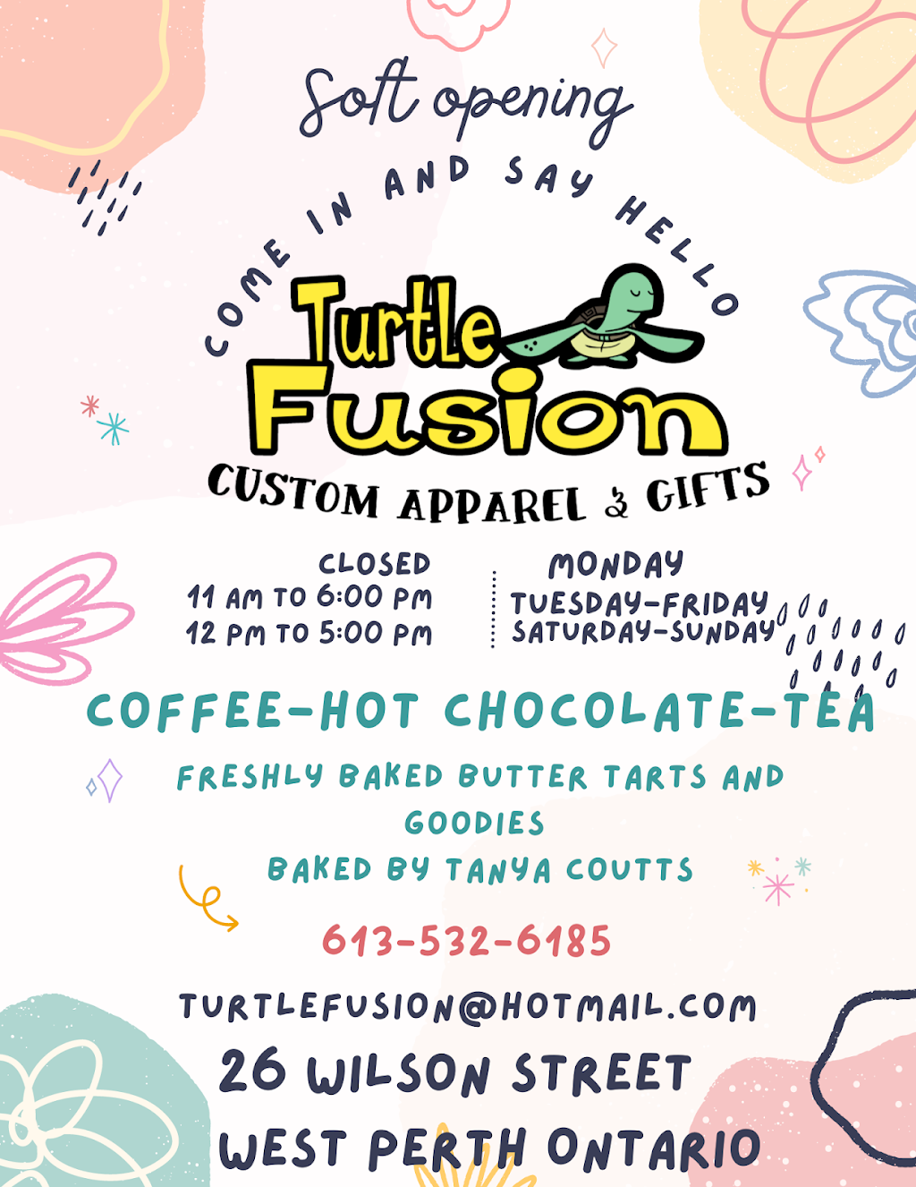 Turtle Fusion | 26 Wilson St W, Perth, ON K7H 2M9, Canada | Phone: (613) 532-6185