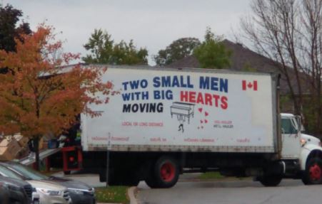 Two Small Men with Big Hearts Moving Company | 8929 Weston Rd, Vaughan, ON L4L 0C3, Canada | Phone: (888) 784-3278