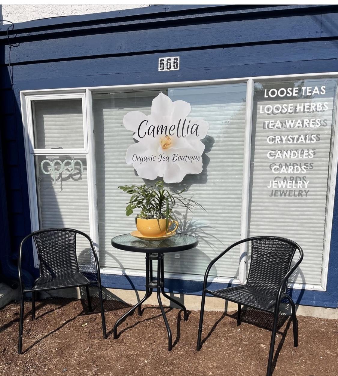 Camellia Organic Tea Boutique | 666 Memorial Ave, Qualicum Beach, BC V9K 1L8, Canada | Phone: (250) 802-2581