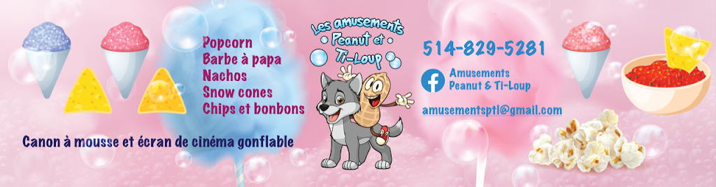 Amusements Peanut & Ti-Loup | 1158 QC-203, Howick, QC J0S 1G0, Canada | Phone: (514) 829-5281