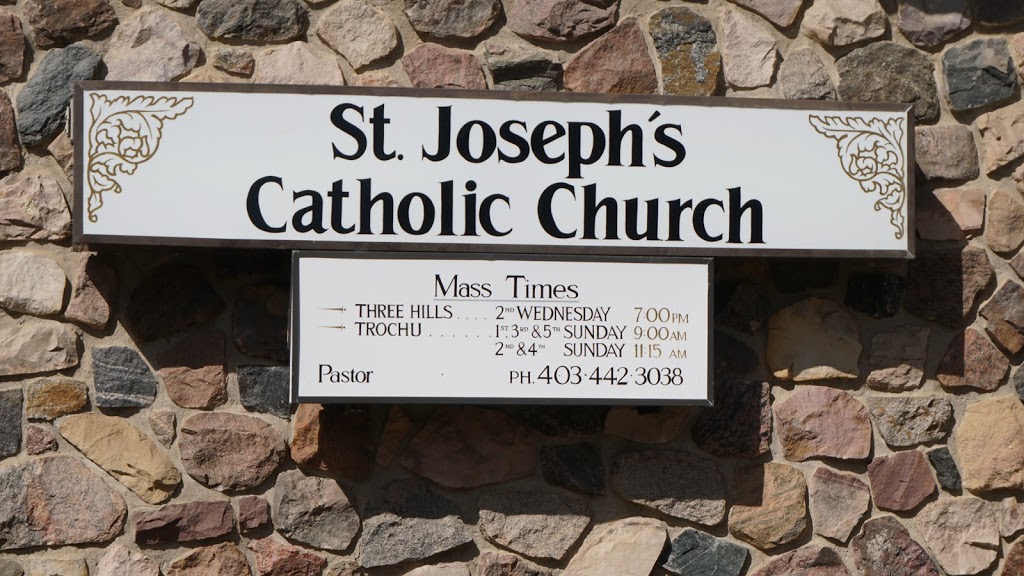 St. Joseph Catholic Church | 109 6 Ave N, Three Hills, AB T0M 2A0, Canada | Phone: (403) 442-3038