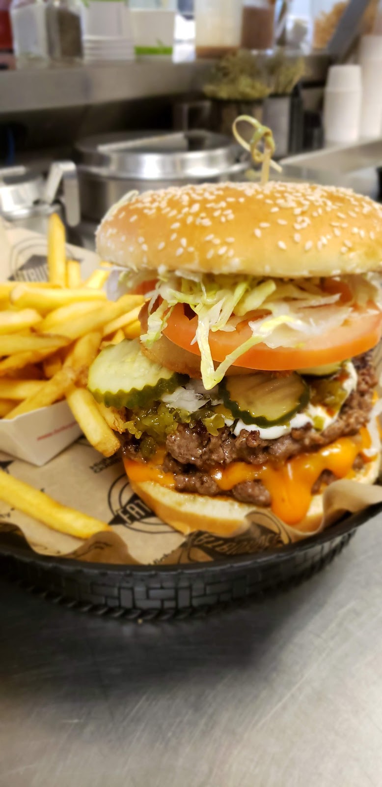 Fatburger | 10 McKenney Ave, St. Albert, AB T8N 5S8, Canada | Phone: (780) 569-5425