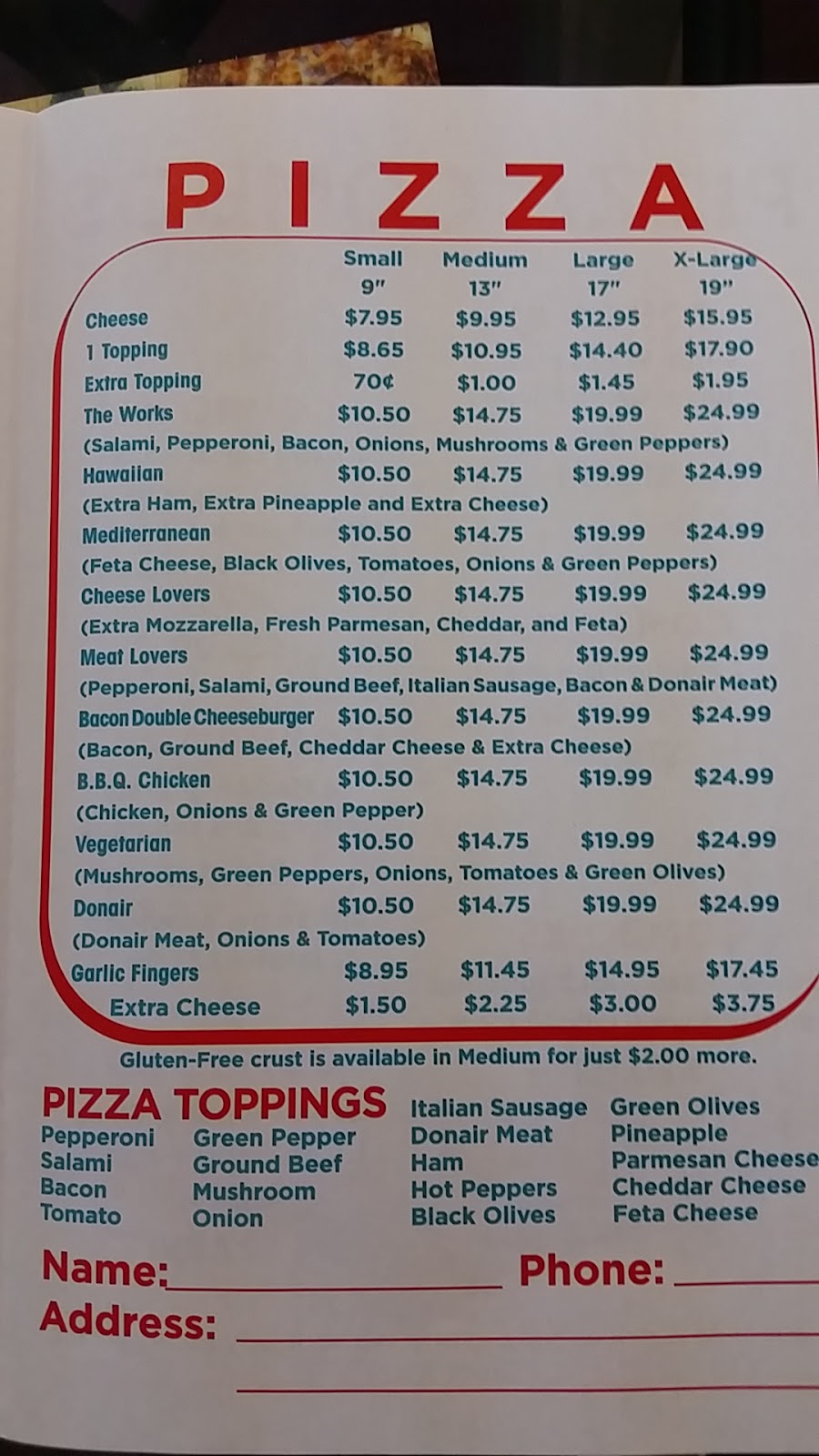 Rocky Lake Pizza and Convenience | 252 Rocky Lake Dr, Bedford, NS B4A 2T1, Canada | Phone: (902) 444-4222