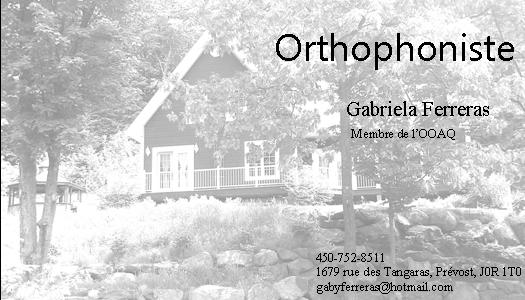 Orthophoniste Laurentides | 1679 Rue des Tangaras, Prévost, QC J0R 1T0, Canada | Phone: (450) 752-8511