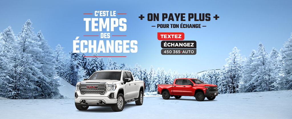 GM Paillé Sorel-Tracy | 4705 Rue Saint-Laurent, Sorel-Tracy, QC J3R 5S8, Canada | Phone: (844) 894-0368