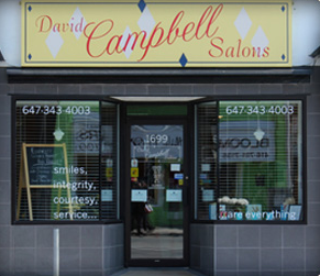 David Campbell Salons | 1699 Avenue Road, North York, ON M5M 3Y3, Canada | Phone: (647) 343-4003