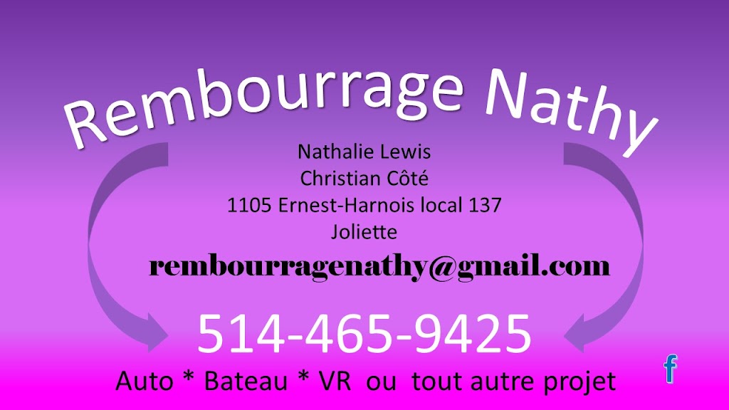 Rembourrage nathy | 1105 Rue Ernest-Harnois #137, Joliette, QC J6E 0L7, Canada | Phone: (514) 465-9425