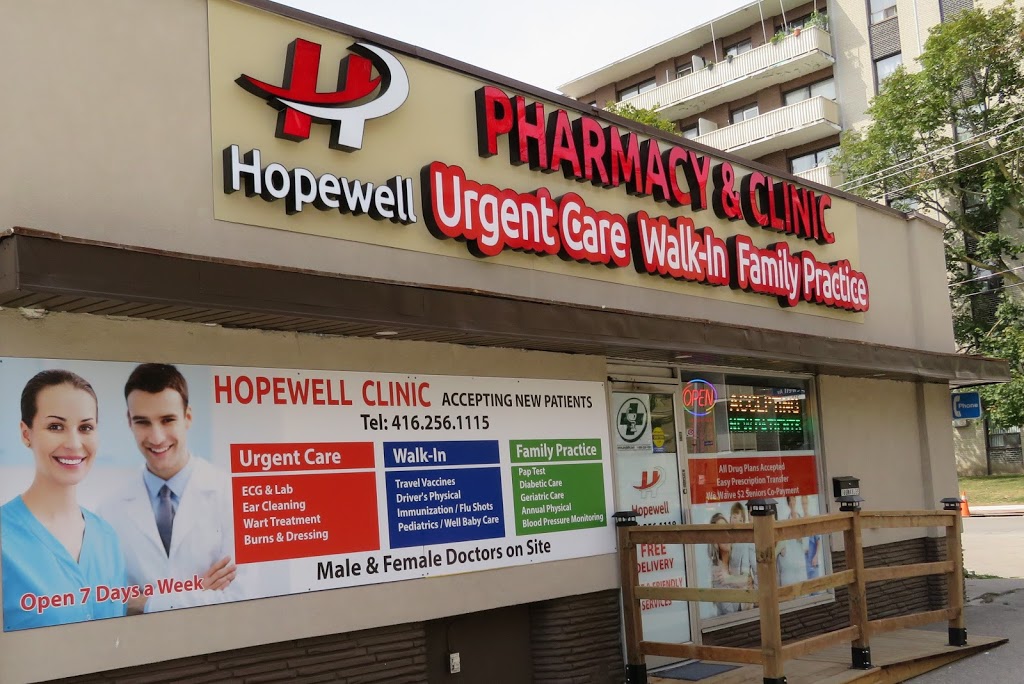 Hopewell Clinic and Pharmacy | 100 Marlee Ave, York, ON M6E 3B5, Canada | Phone: (416) 256-1115