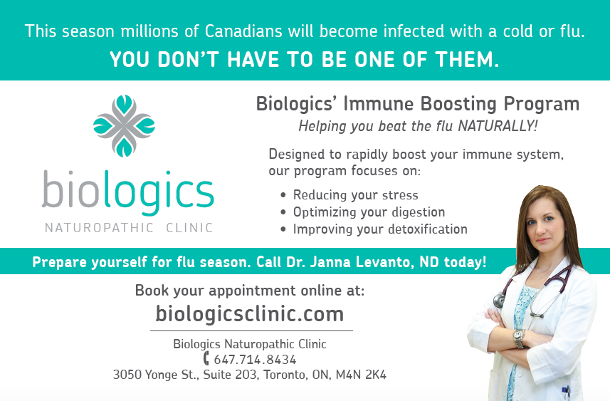 Biologics Naturopathic Clinic | 3050 Yonge St #203, Toronto, ON M4N 2K4, Canada | Phone: (647) 714-8434