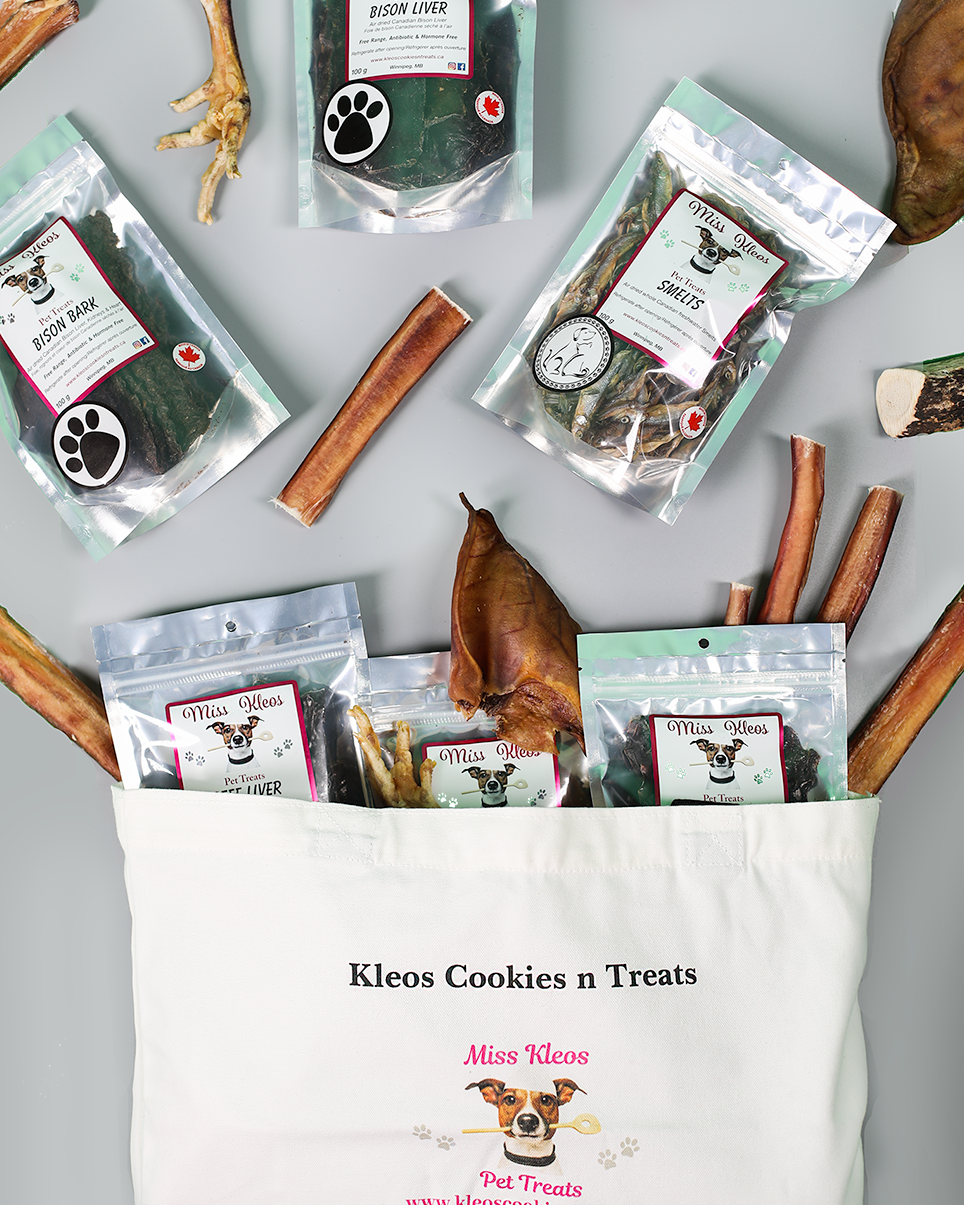 Miss Kleos Pet Treats | 821 Laxdal Rd, Winnipeg, MB R3R 1V7, Canada | Phone: (204) 960-9097