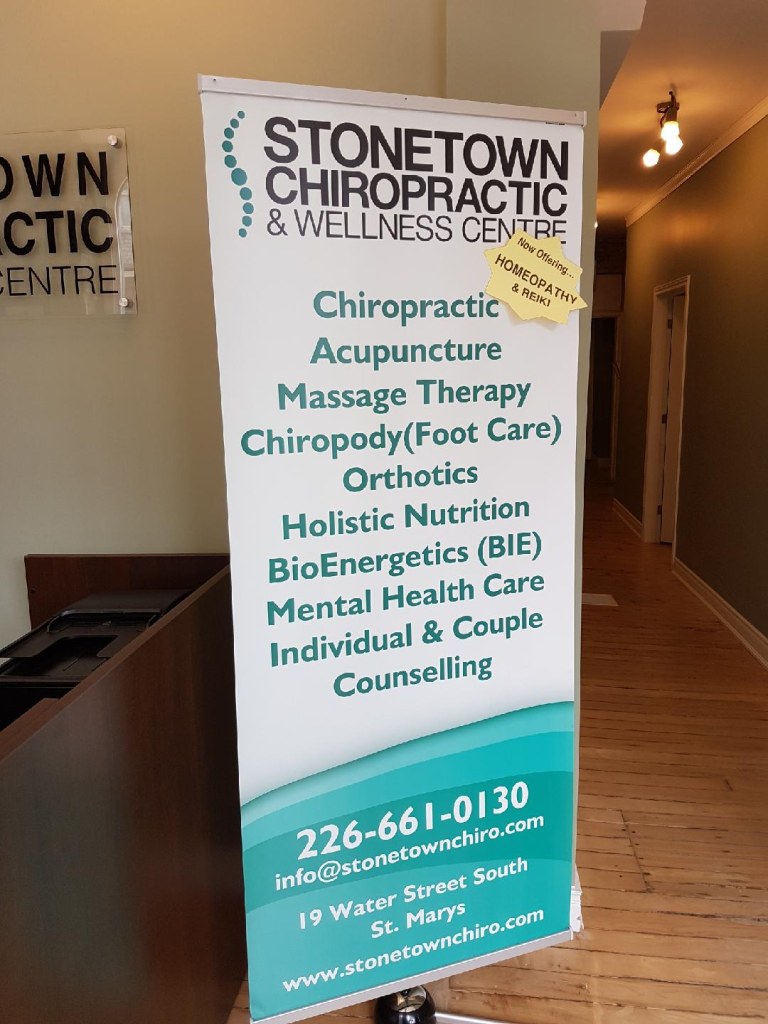 Stonetown Chiropractic & Wellness Centre | 19 Water St S, St. Marys, ON N4X 1A6, Canada | Phone: (226) 661-0130