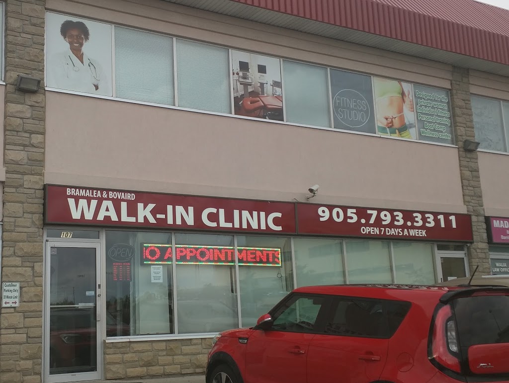 Bramalea & Bovaird Walk-In Clinic | 10095 Bramalea Rd #107, Brampton, ON L6R 0K1, Canada | Phone: (905) 793-3311